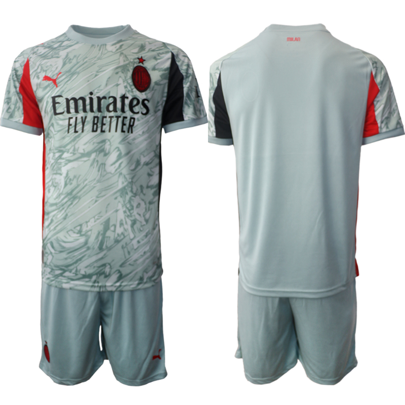 Men 2025-2026 Club AC Milan home goalkeeper Blank blue Soccer Jersey->chelsea jersey->Soccer Club Jersey